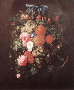 HEEM, Cornelis de Still-Life with Flowers wf USA oil painting artist